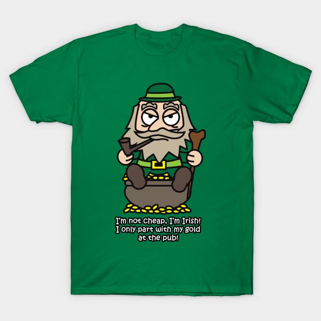 Irish Leprechaun Grandad T-Shirt by nei1b